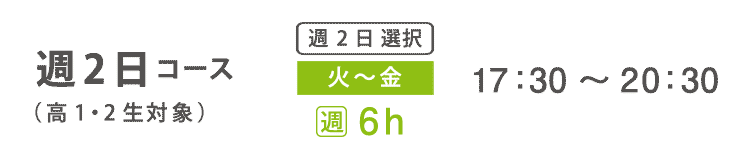 基礎科　週2日コース