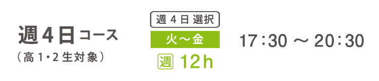 基礎科　週4日コース