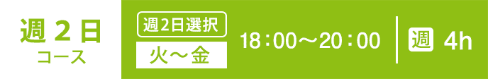 基礎科　週2コース